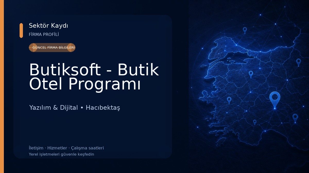 Butiksoft - Butik Otel Programı Yazılım & Dijital
