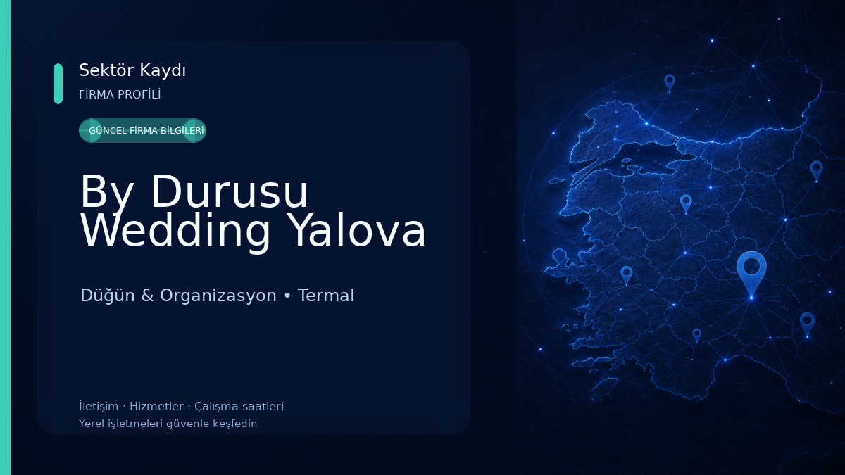 By Durusu Wedding Yalova Düğün & Organizasyon