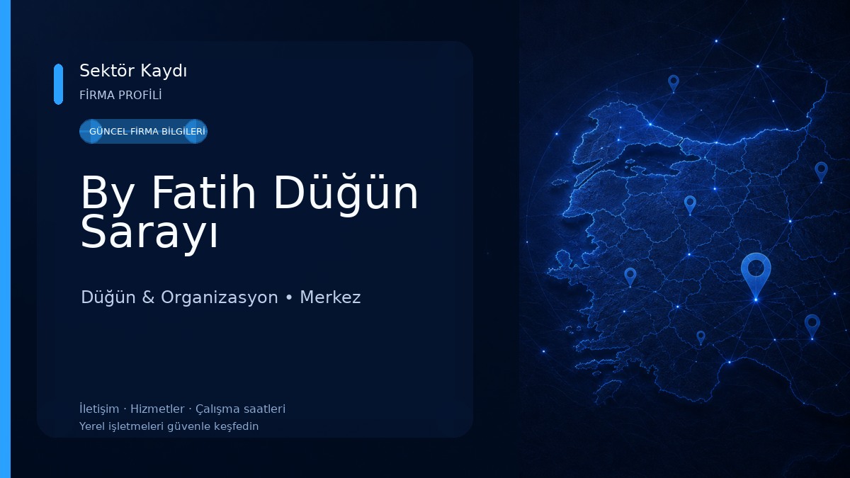 By Fatih Düğün Sarayı