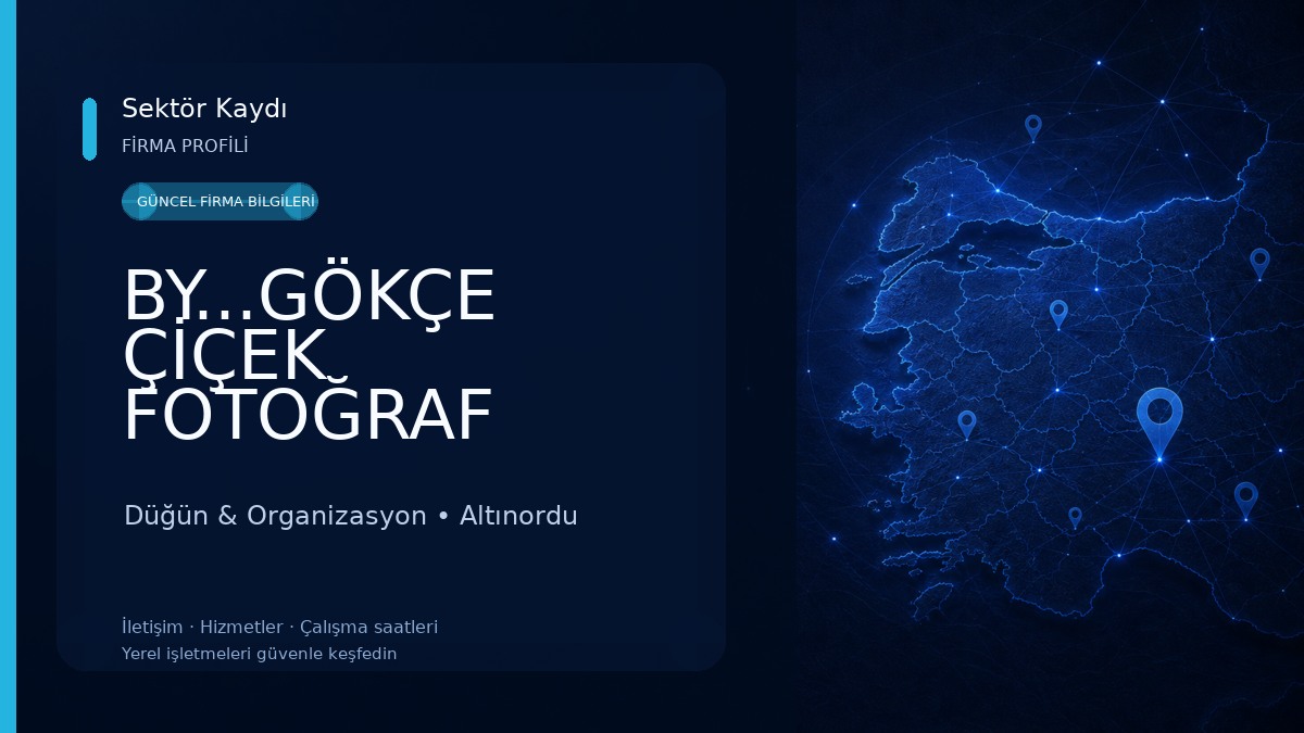 BY...GÖKÇE ÇİÇEK FOTOĞRAF GELİNLİK ORGANİZASYON Düğün & Organizasyon