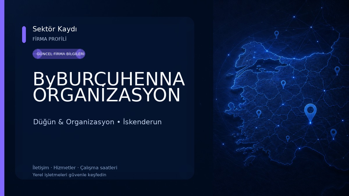 ByBURCUHENNA ORGANİZASYON Düğün & Organizasyon