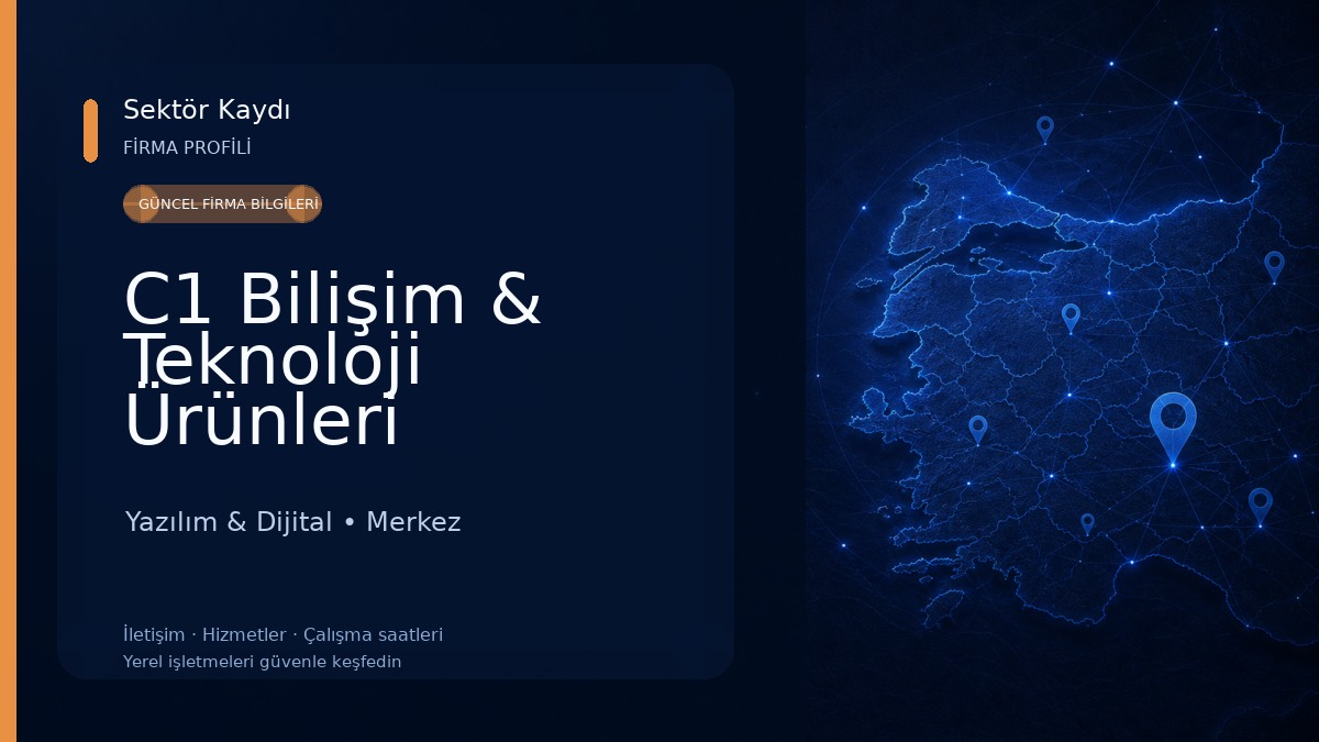 C1 Bilişim & Teknoloji Ürünleri 