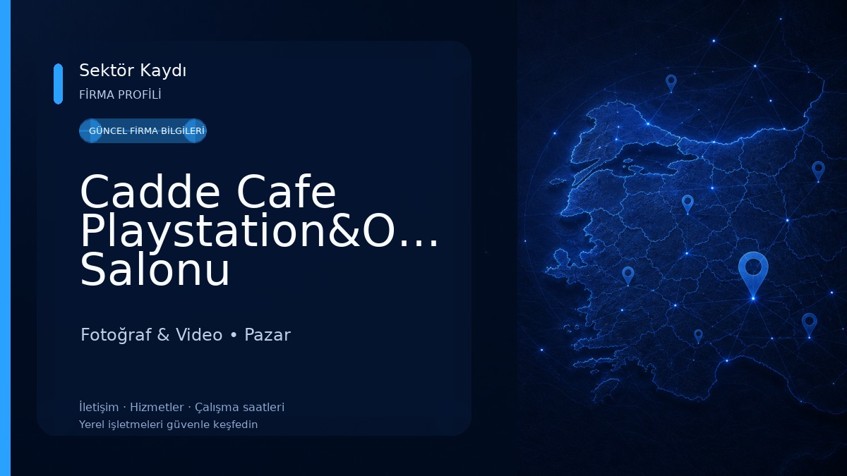 Cadde Cafe Playstation&Oyun Salonu