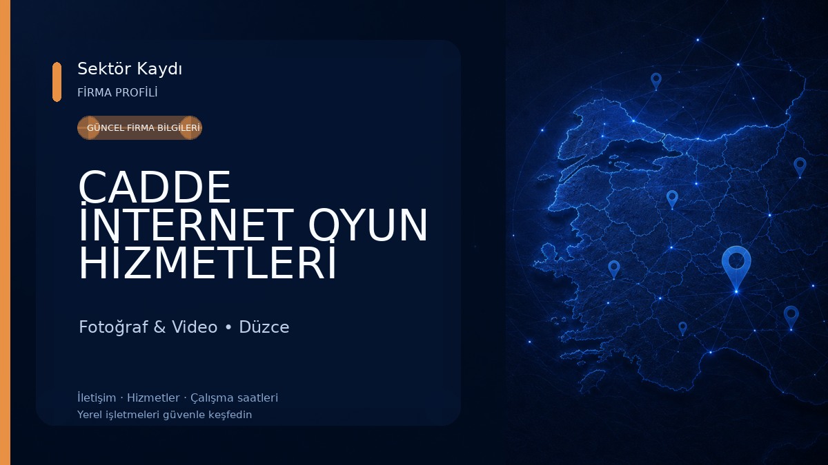 CADDE İNTERNET OYUN HİZMETLERİ Fotoğraf & Video