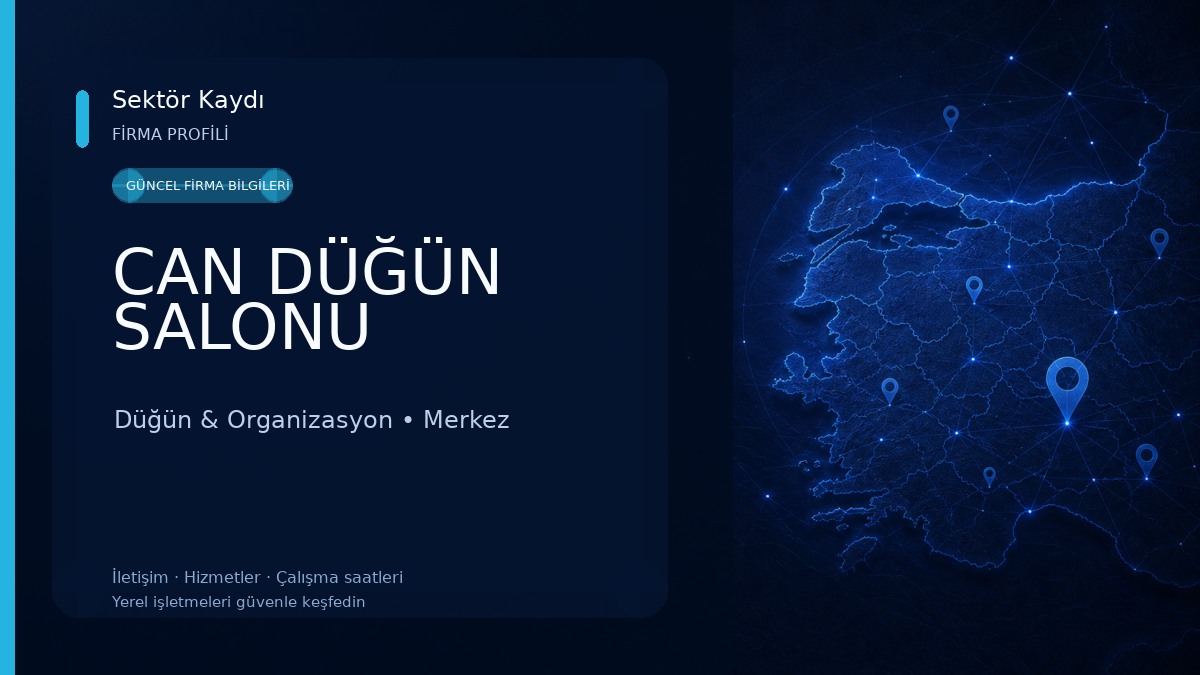CAN DÜĞÜN SALONU
