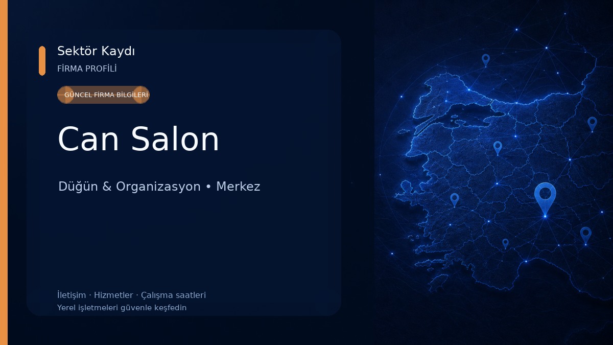 Can Salon Düğün & Organizasyon