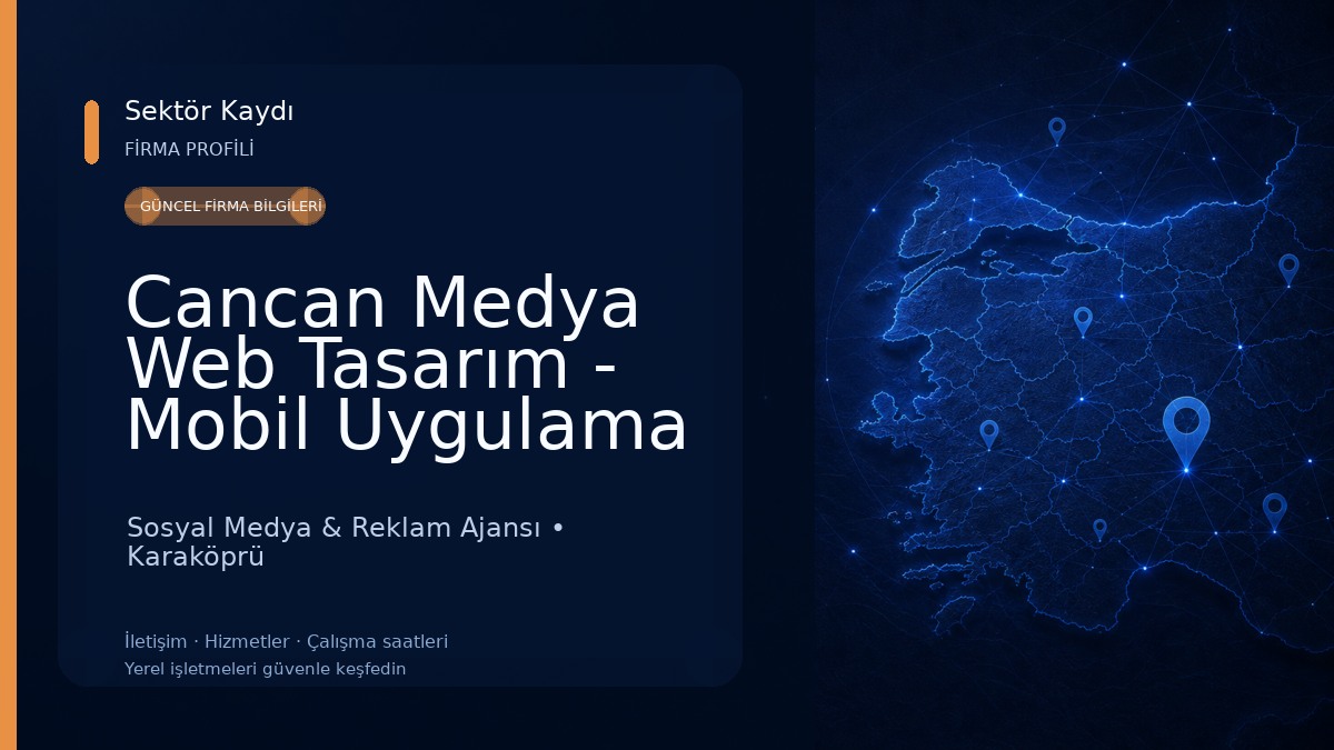 Cancan Medya Web Tasarım - Mobil Uygulama - Prodüksiyon - Animasyon Filmi - Sosyal Medya Yönetimi 