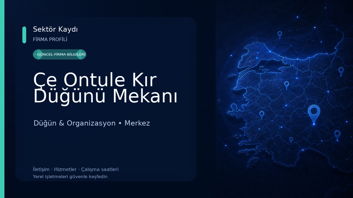 Çe Ontule Kır Düğünü Mekanı Düğün & Organizasyon