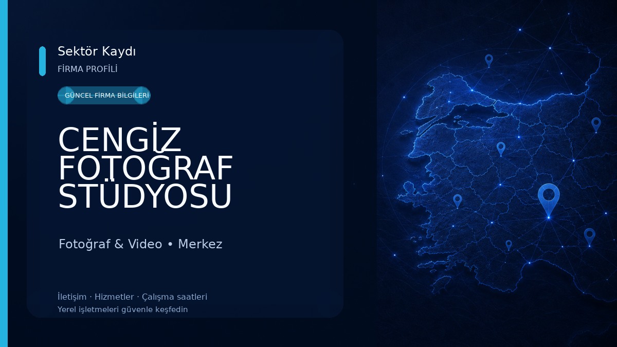 CENGİZ FOTOĞRAF STÜDYOSU 