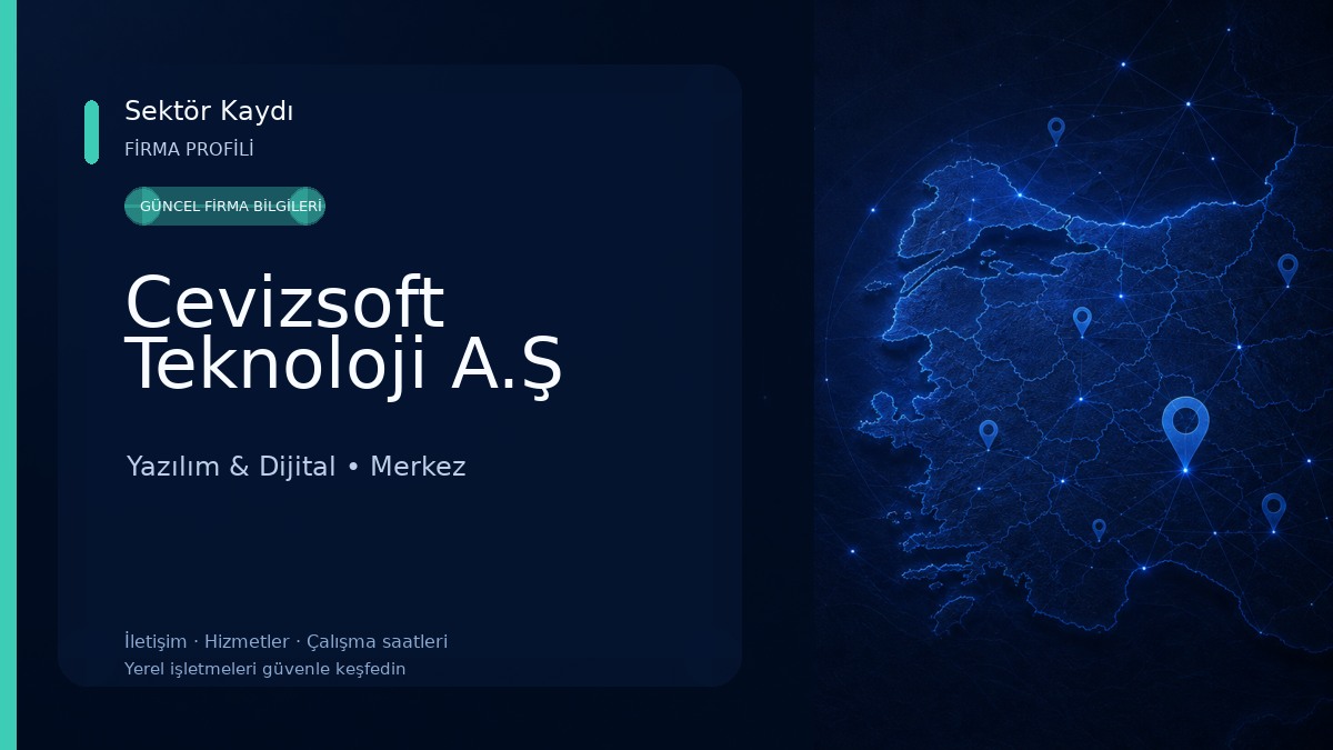 Cevizsoft Teknoloji A.Ş