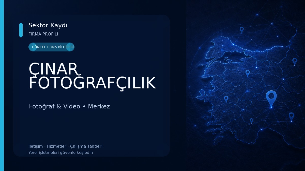 ÇINAR FOTOĞRAFÇILIK Fotoğraf & Video