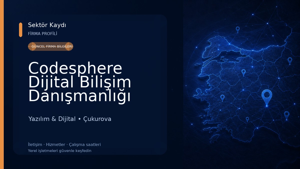 Codesphere Dijital Bilişim Danışmanlığı Yazılım & Dijital