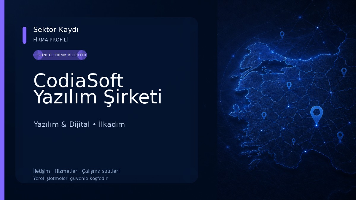 CodiaSoft Yazılım Şirketi