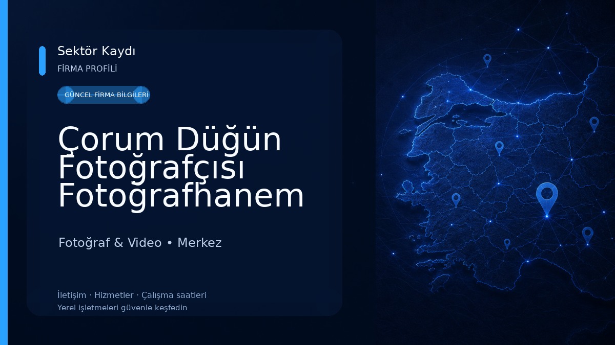 Çorum Düğün Fotoğrafçısı Fotoğrafhanem Fotoğraf & Video