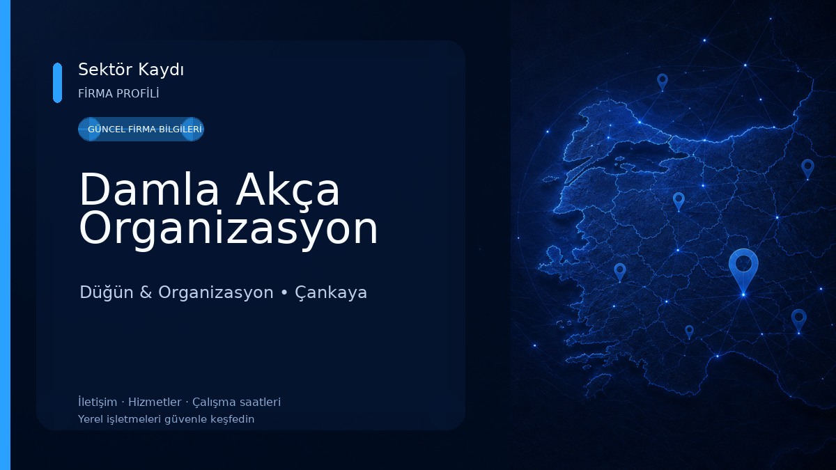 Damla Akça Organizasyon Düğün & Organizasyon