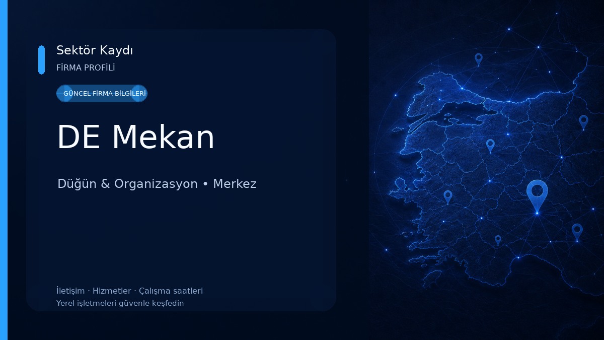 DE Mekan Düğün & Organizasyon