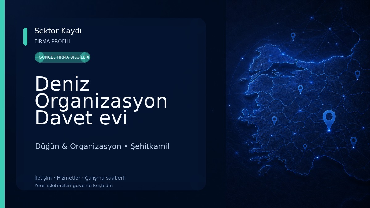 Deniz Organizasyon Davet evi Düğün & Organizasyon