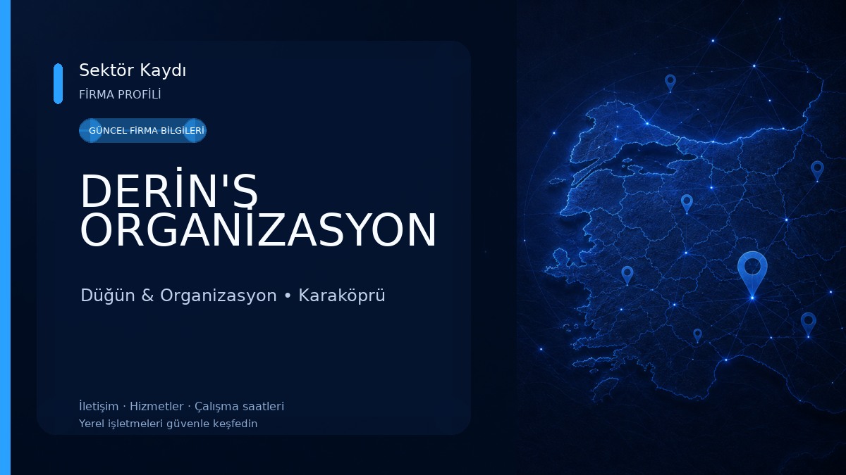 DERİN'S ORGANİZASYON Düğün & Organizasyon