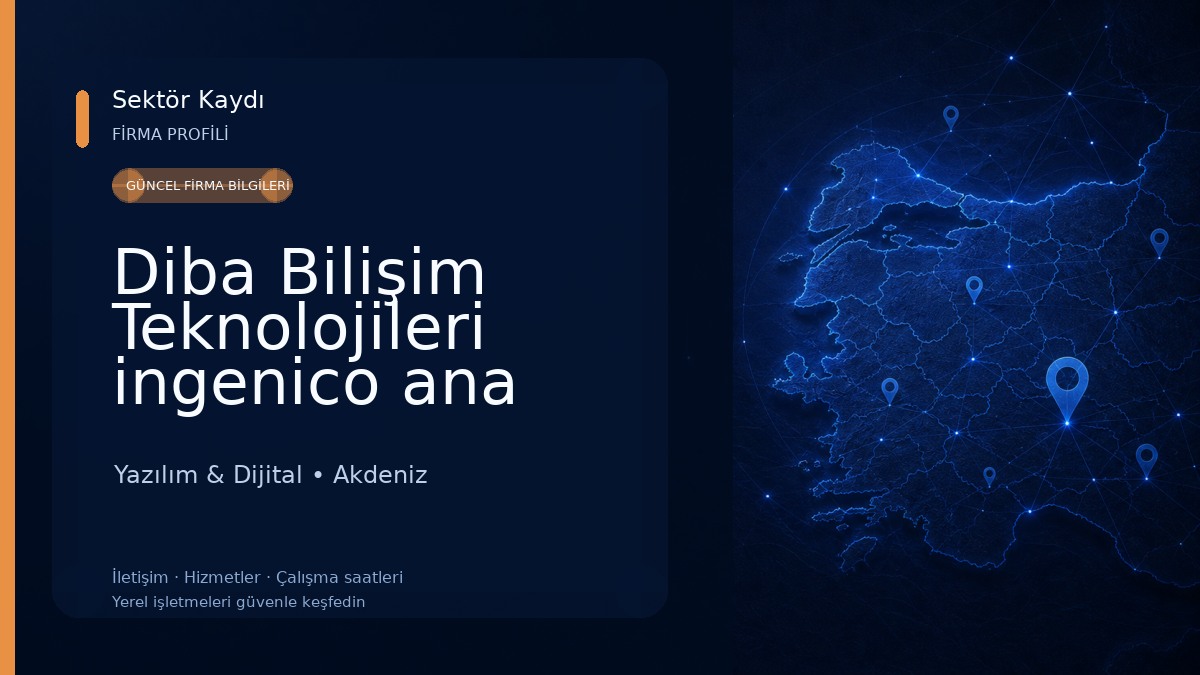 Diba Bilişim Teknolojileri ingenico ana bayii Yazılım & Dijital