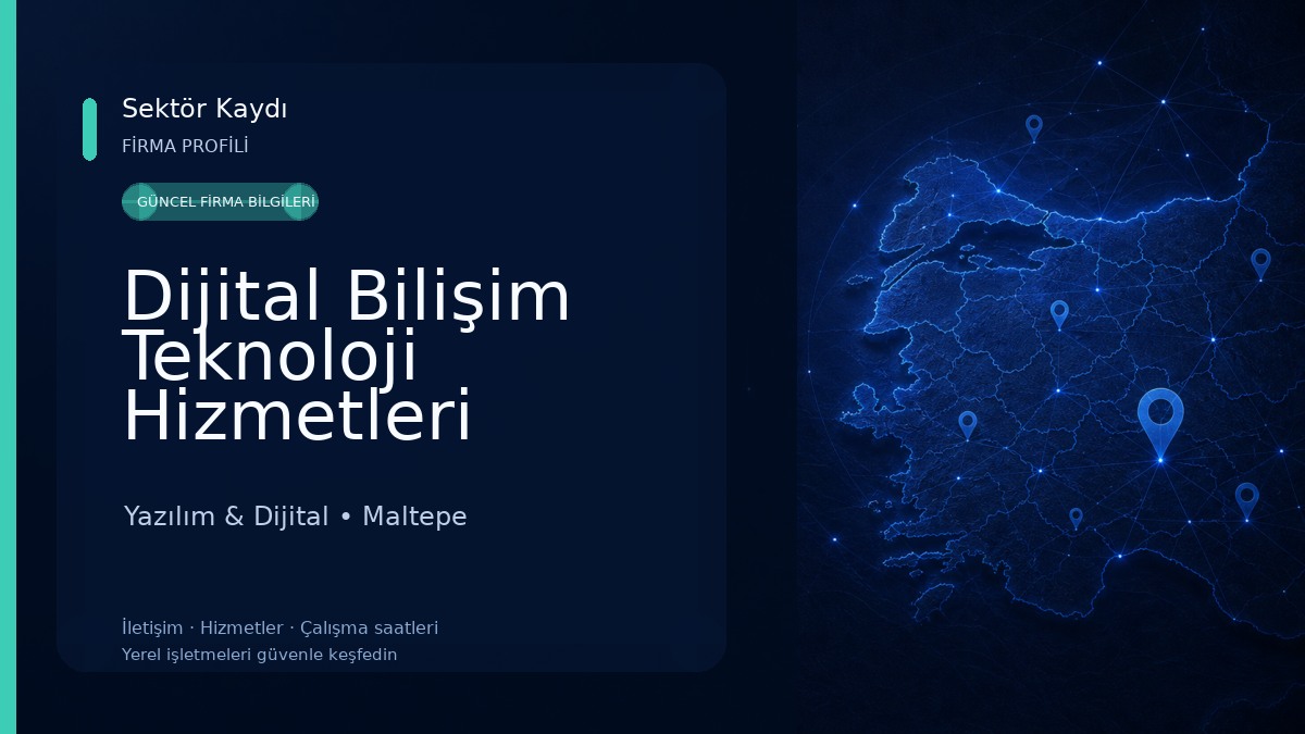 Dijital Bilişim Teknoloji Hizmetleri