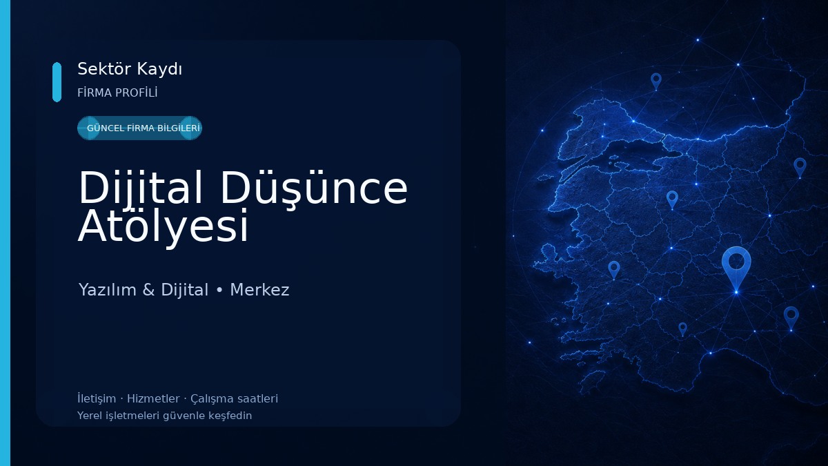 Dijital Düşünce Atölyesi Yazılım & Dijital