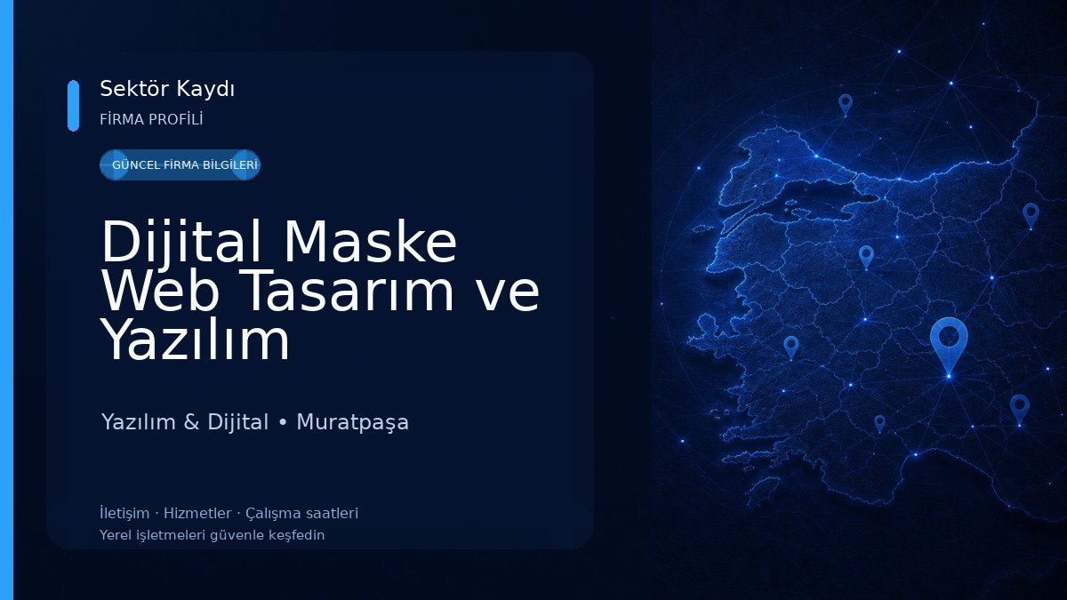 Dijital Maske Web Tasarım ve Yazılım Hizmetleri