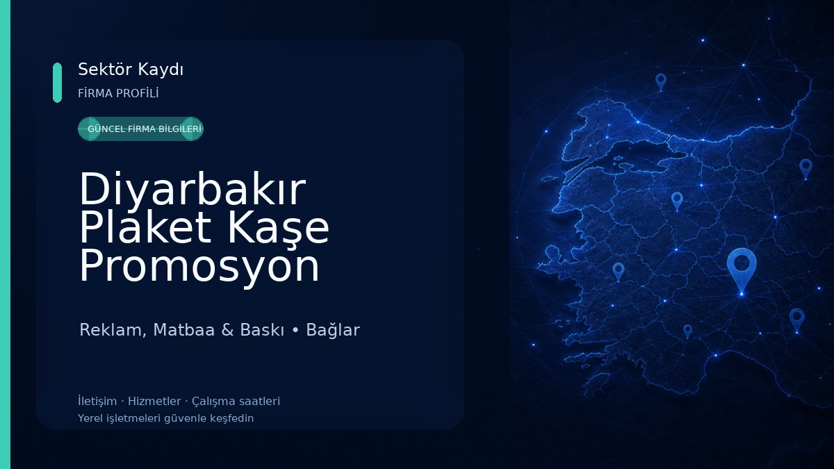 Diyarbakır Plaket Kaşe Promosyon Masa isimliği Reklam, Matbaa & Baskı