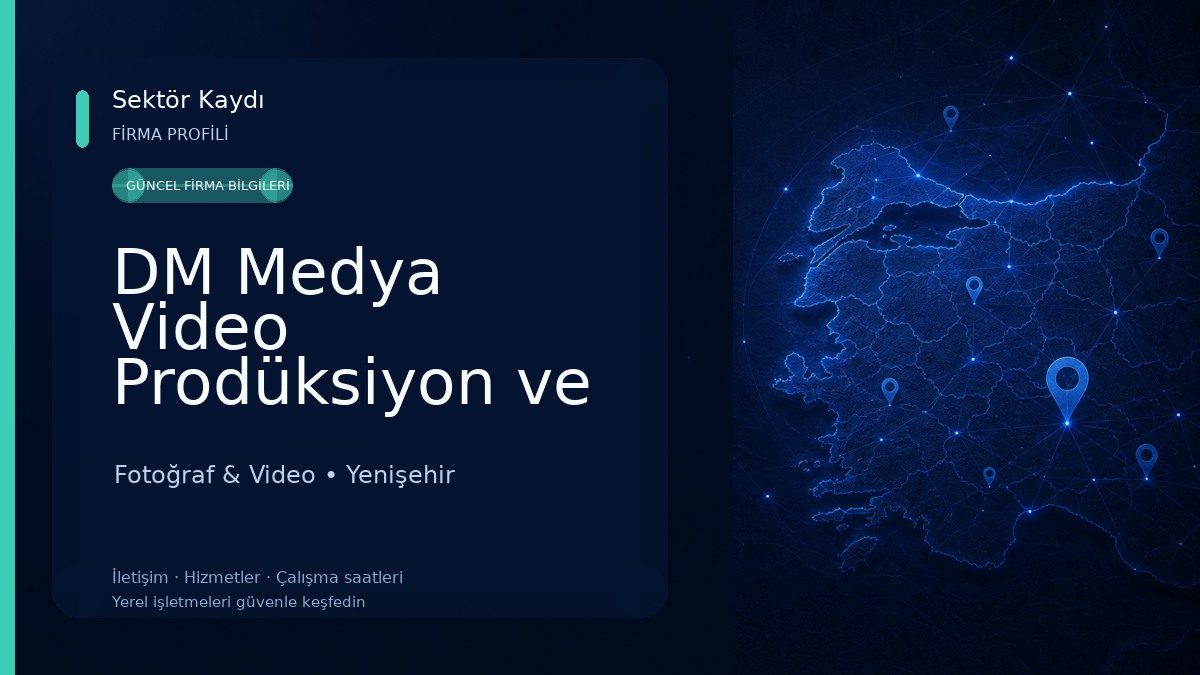 DM Medya Video Prodüksiyon ve Yapım | Tanıtım ve Reklam Filmi | Casting | Seslendirme Fotoğraf & Video
