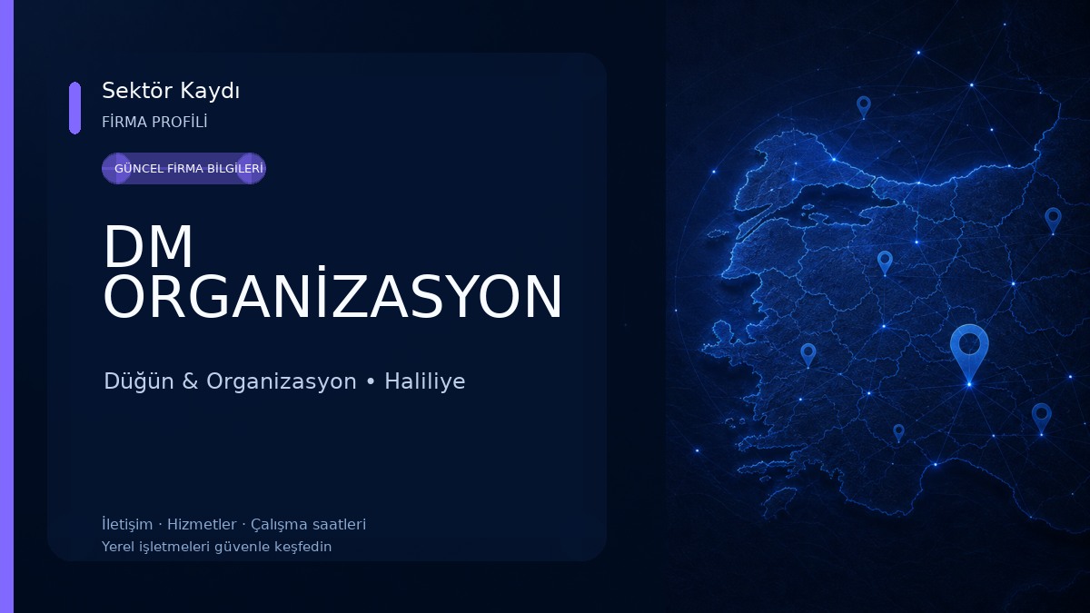 DM ORGANİZASYON Düğün & Organizasyon