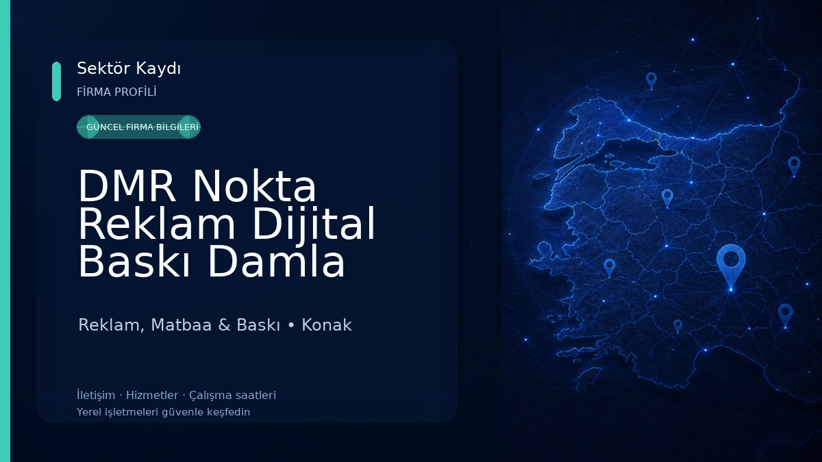 DMR Nokta Reklam Dijital Baskı Damla Etiket