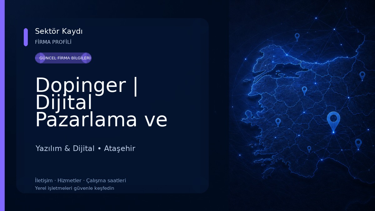 Dopinger | Dijital Pazarlama ve Strateji Ajansı