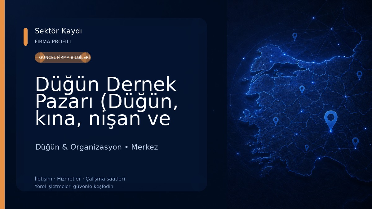 Düğün Dernek Pazarı (Düğün, kına, nişan ve parti malzemeleri) Düğün & Organizasyon
