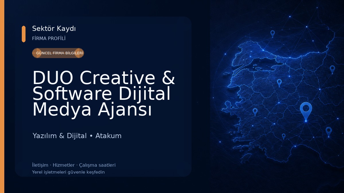 DUO Creative & Software Dijital Medya Ajansı Yazılım & Dijital