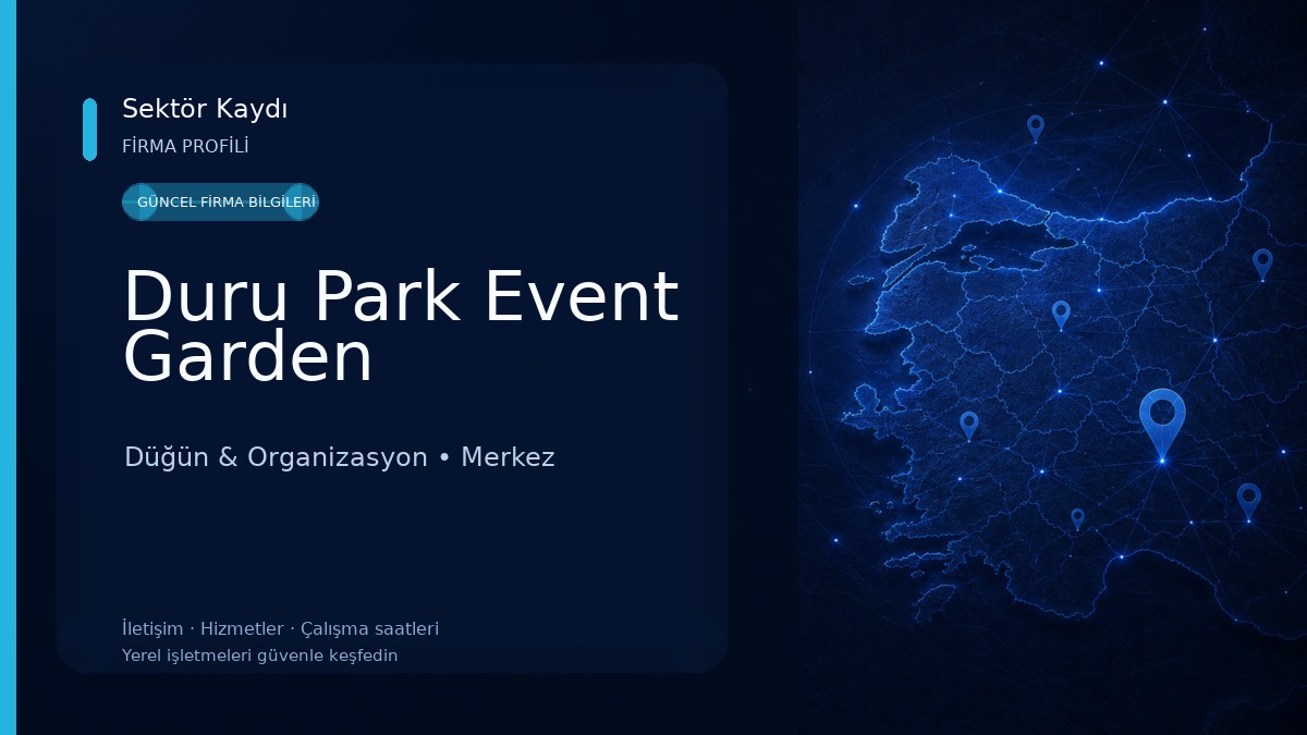 Duru Park Event Garden Düğün & Organizasyon