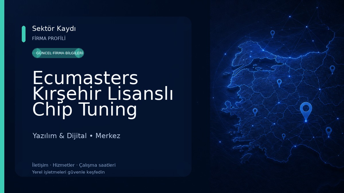 Ecumasters Kırşehir Lisanslı Chip Tuning 