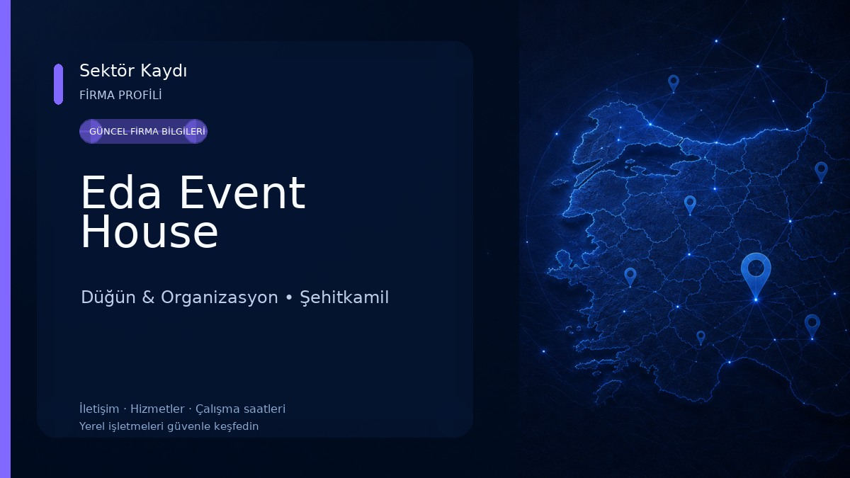 Eda Event House Düğün & Organizasyon