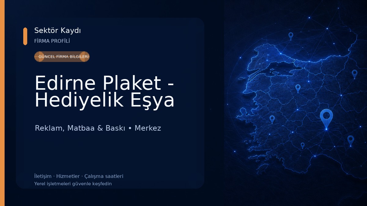 Edirne Plaket - Hediyelik Eşya 