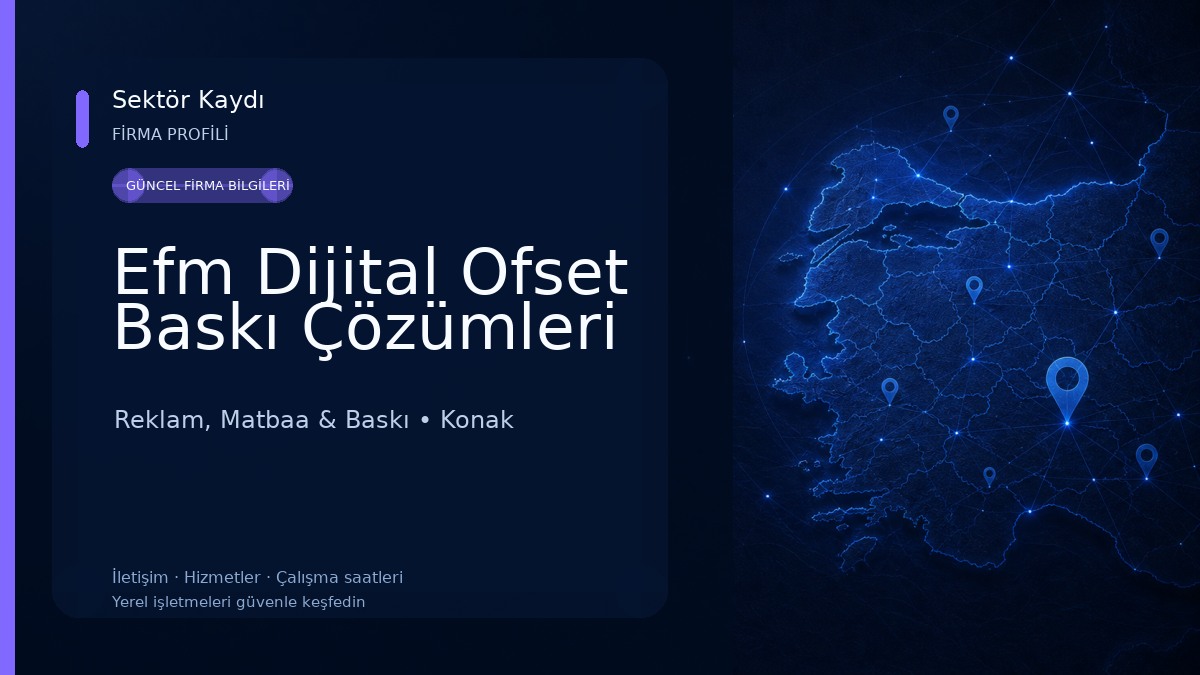 Efm Dijital Ofset Baskı Çözümleri