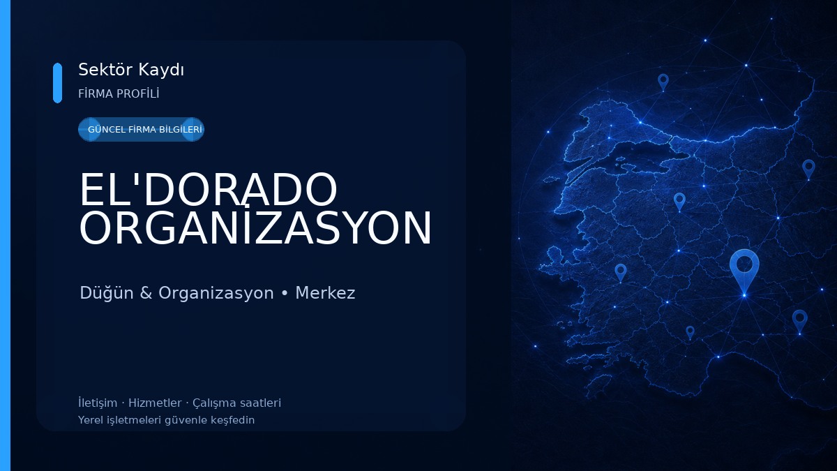 EL'DORADO ORGANİZASYON Düğün & Organizasyon