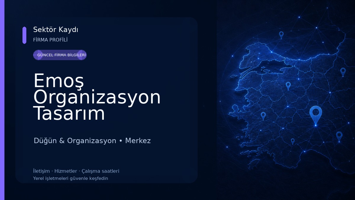 Emoş Organizasyon Tasarım