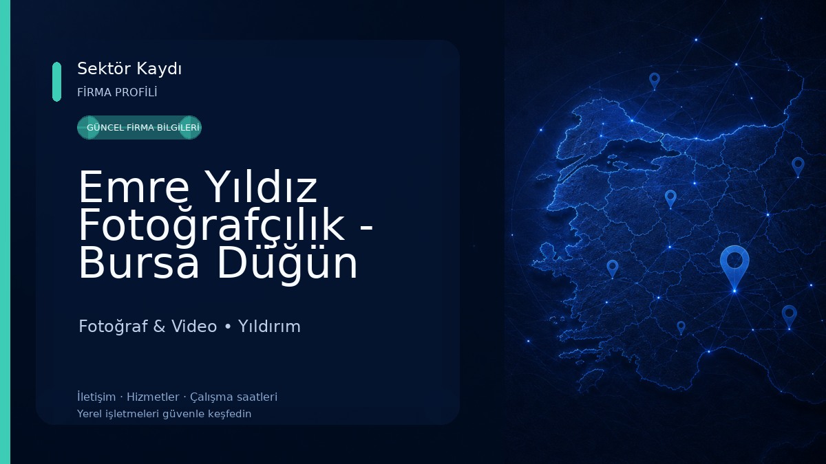 Emre Yıldız Fotoğrafçılık - Bursa Düğün Fotoğrafçısı Fotoğraf & Video