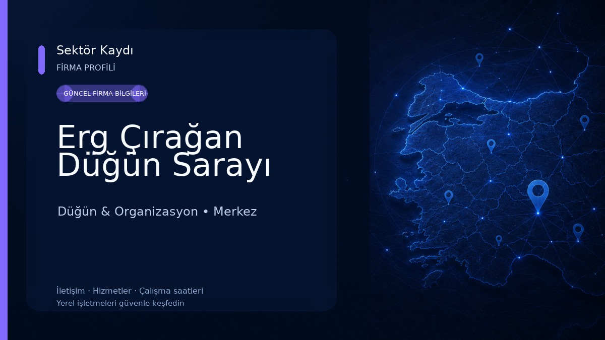 Erg Çırağan Düğün Sarayı Düğün & Organizasyon