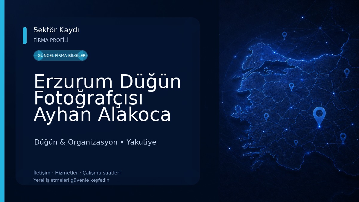 Erzurum Düğün Fotoğrafçısı Ayhan Alakoca