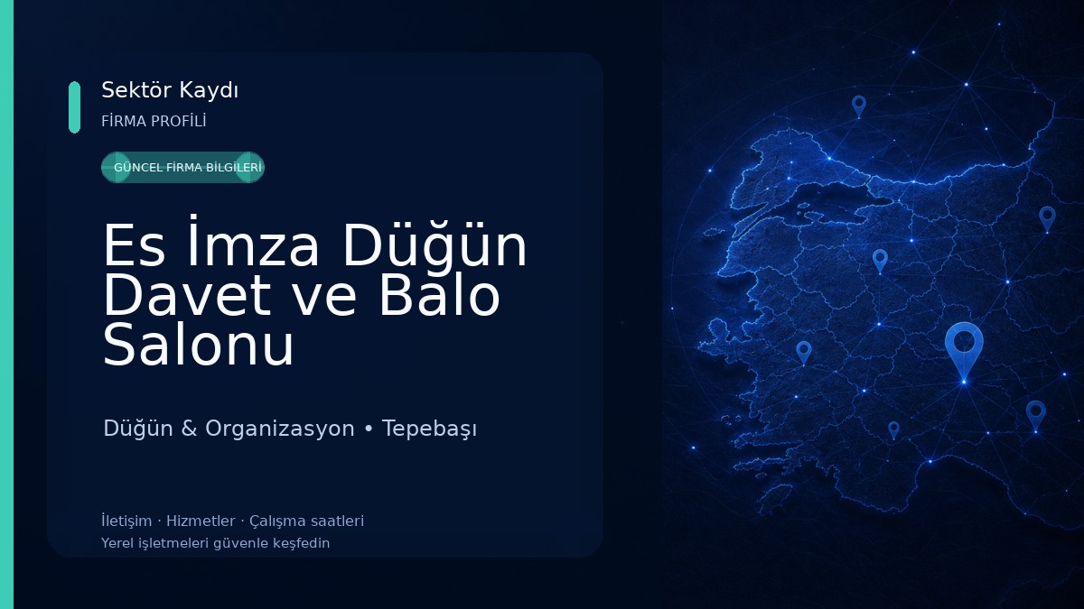 Es İmza Düğün Davet ve Balo Salonu Düğün & Organizasyon