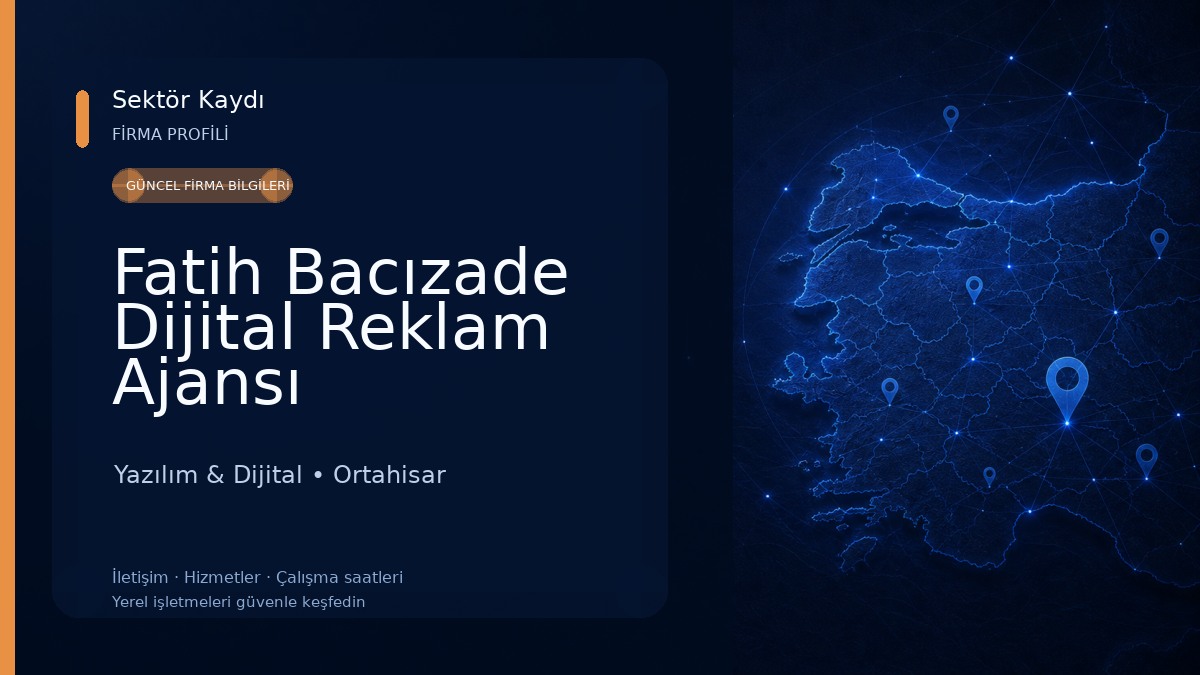 Fatih Bacızade Dijital Reklam Ajansı Yazılım & Dijital