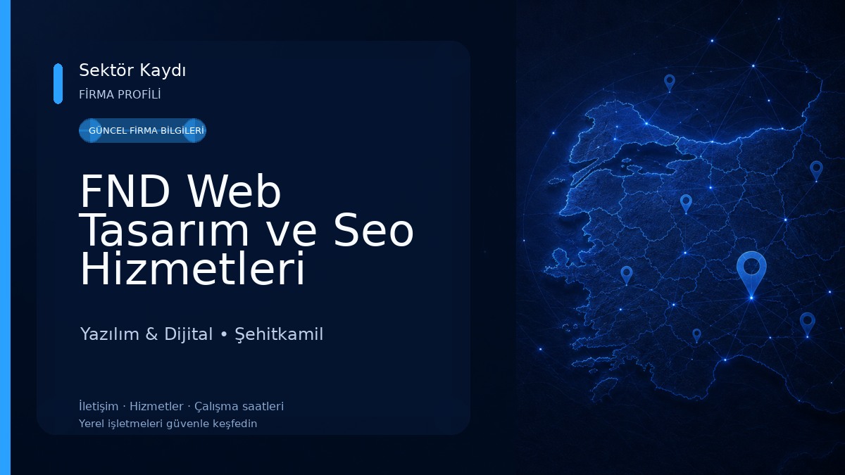FND Web Tasarım ve Seo Hizmetleri 