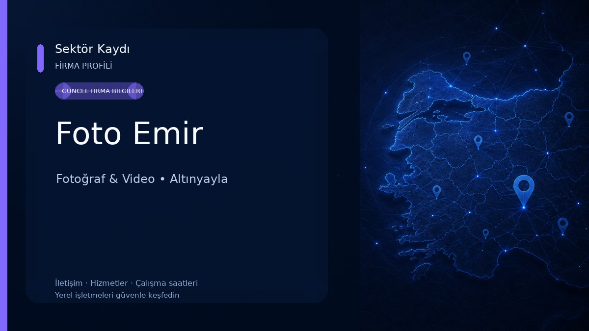 Foto Emir Fotoğraf & Video