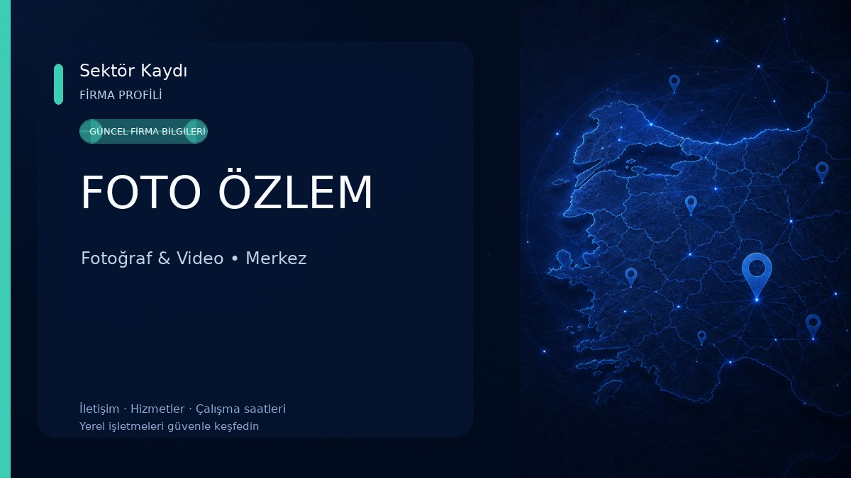 FOTO ÖZLEM Fotoğraf & Video