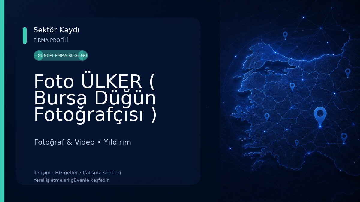 Foto ÜLKER ( Bursa Düğün Fotoğrafçısı ) Fotoğraf & Video