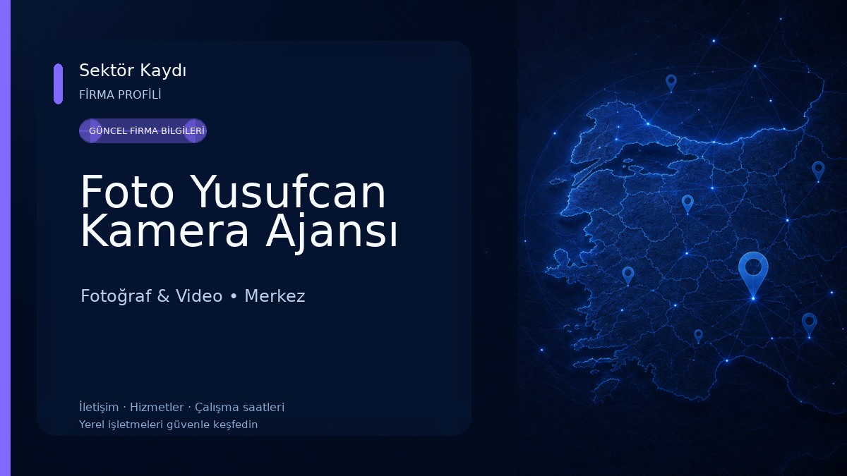Foto Yusufcan Kamera Ajansı Fotoğraf & Video